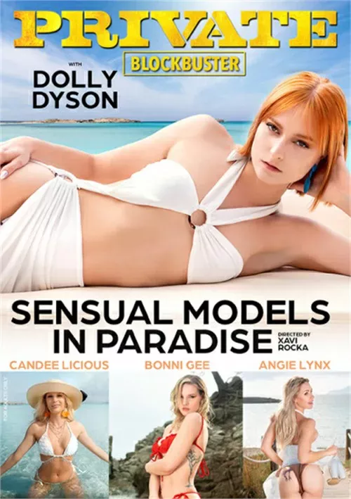 Modelos sensuales en el paraíso