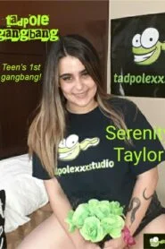 Cute adolescente serenidad Taylor 1st Gangbang