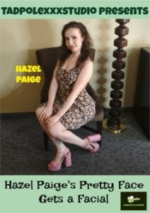 La bonita cara de Hazel Paige tiene un facial